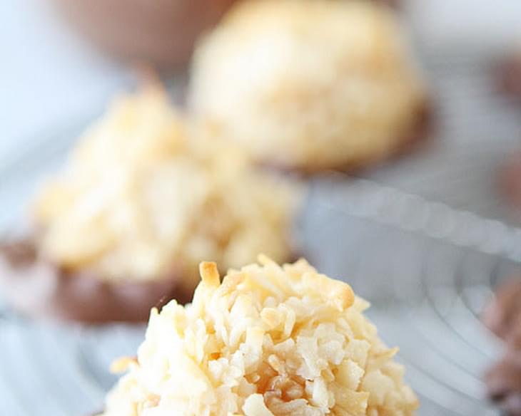 Salted Caramel Toffee Coconut Macaroons