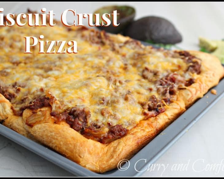 Biscuit Crust Taco Pizza