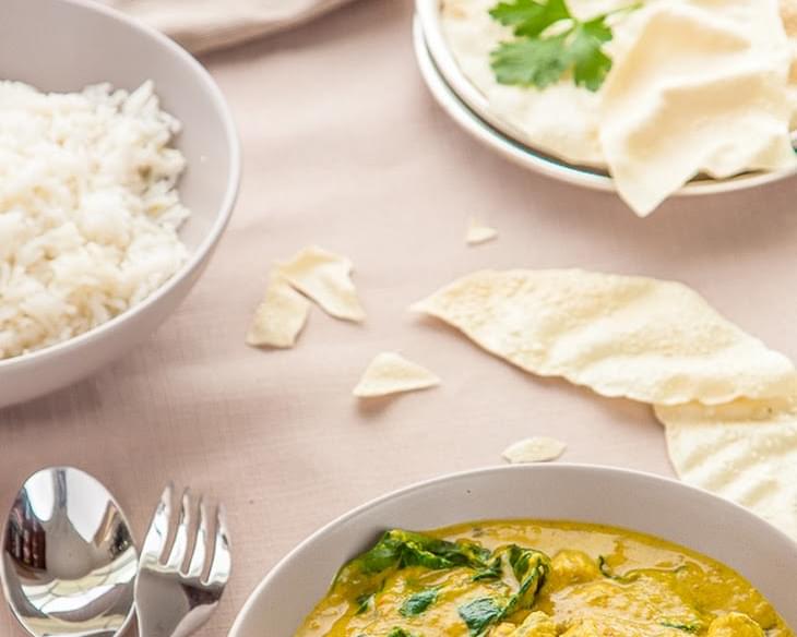 Golden Vegetable Curry