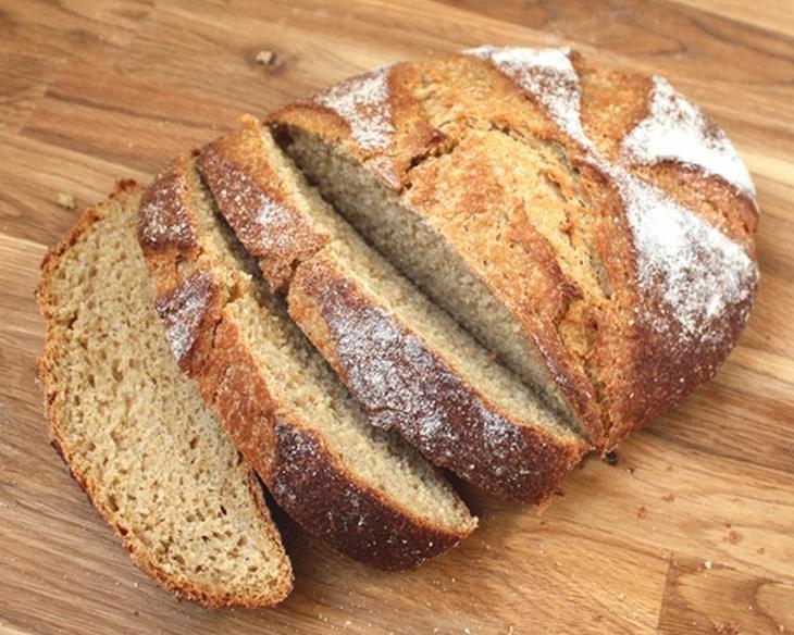 100% Whole Wheat Free-Form Artisan Bread