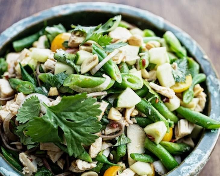 Buckwheat Noodles with Green Beans & Toasted Sesame-Lime Vinaigrette