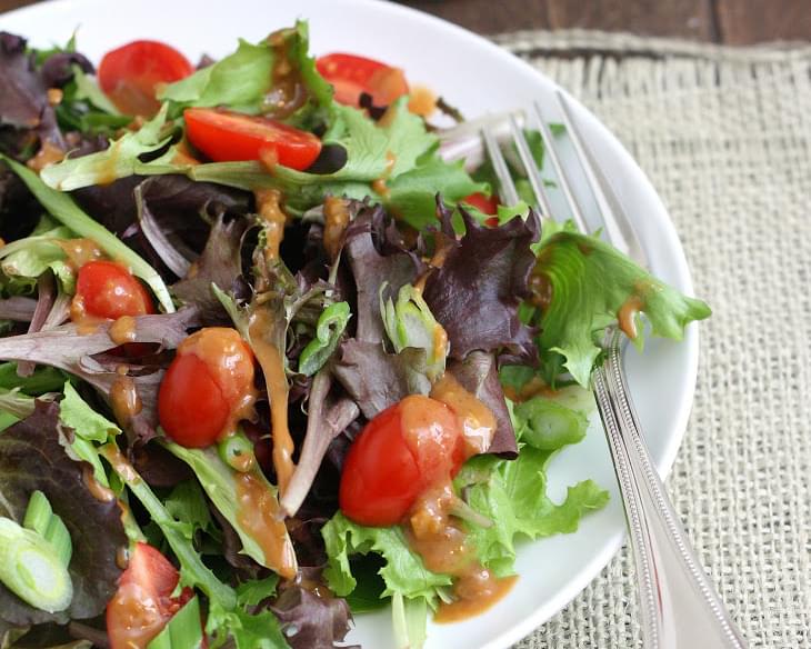 Mixed Greens Salad with Hoisin Vinaigrette
