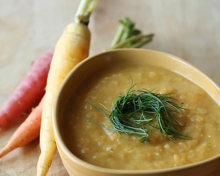 Fall Vegetable and Red Lentil Soup