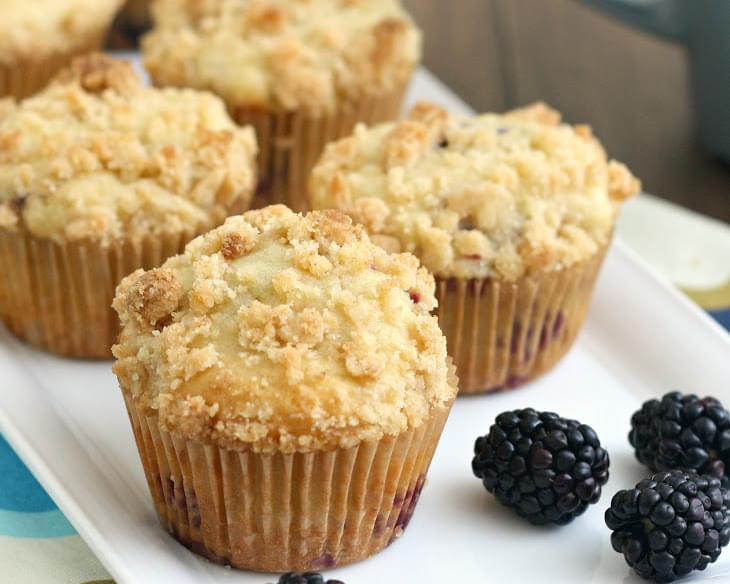 Blackberry Crumb Muffins