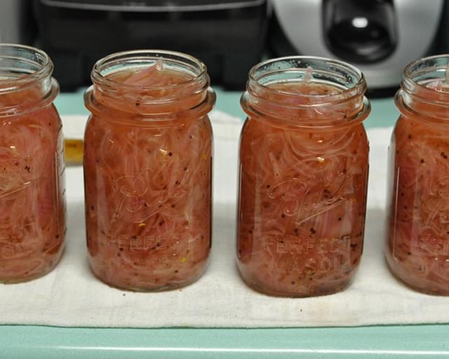 Sweet and Sour Pickled Red Onions