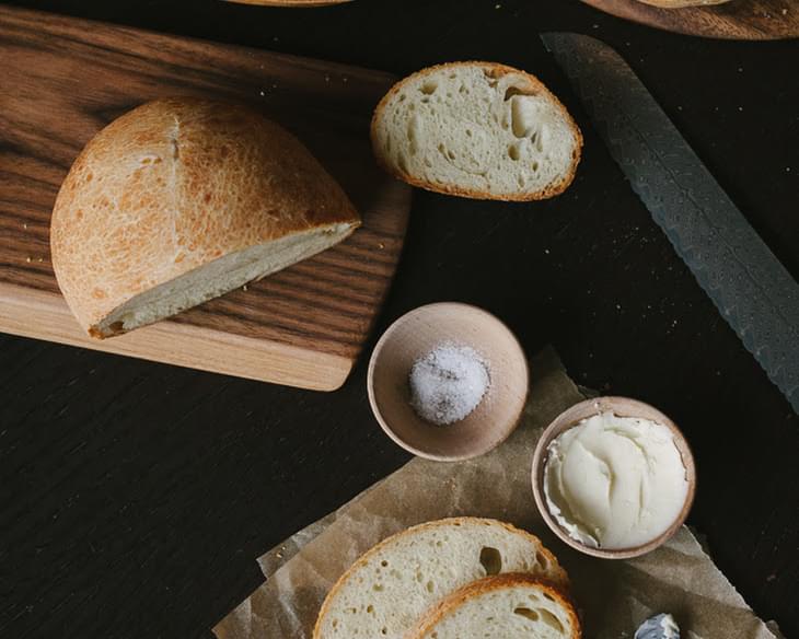 No Knead Buttermilk Bread