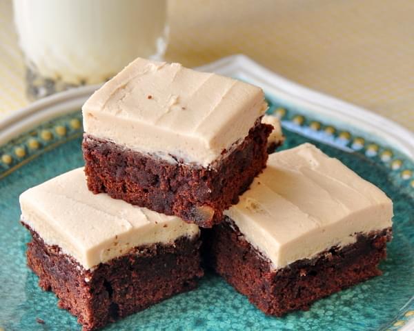 Gingerbread Brownies with Brown Butter Frosting