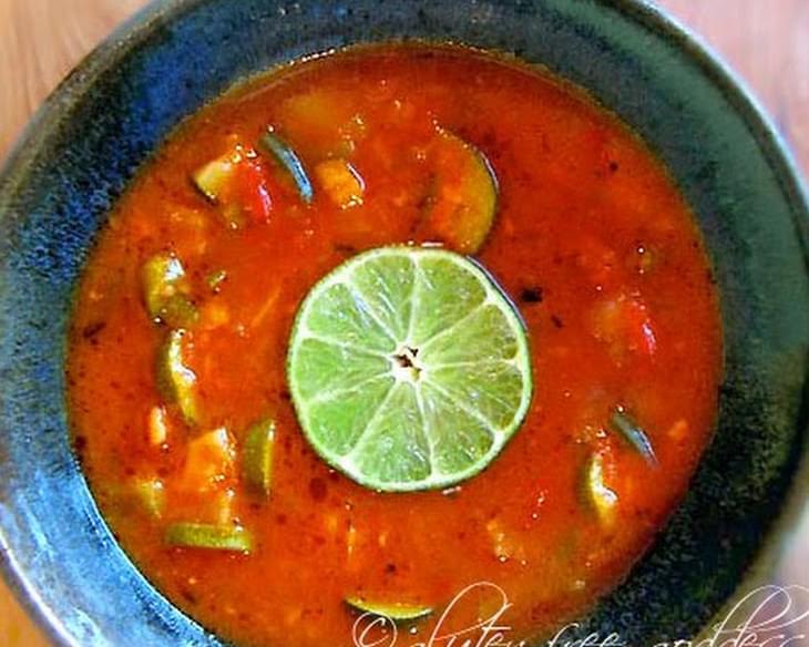 Fresh Vegetable Soup Recipe with Lime