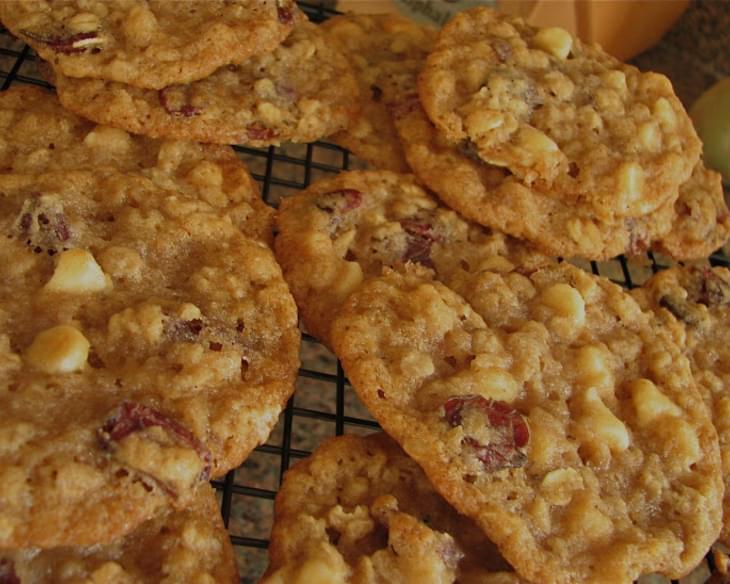 Cranberry White Chocolate Chip Oatmeal Cookies