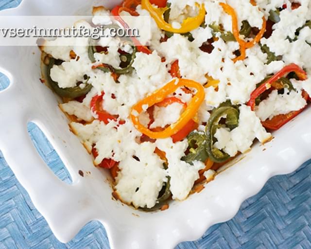 Baked Peppers With Cheese