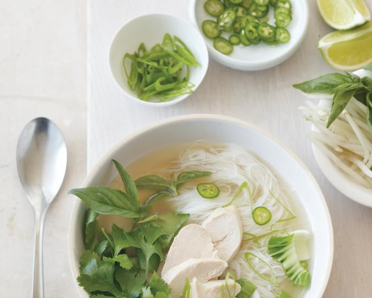 Asian-Style Chicken Soup with Baby Bok Choy