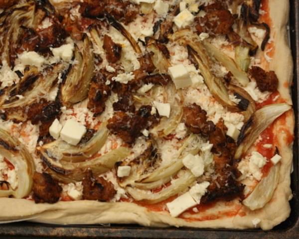 Spicy Sausage and Fennel Pizza