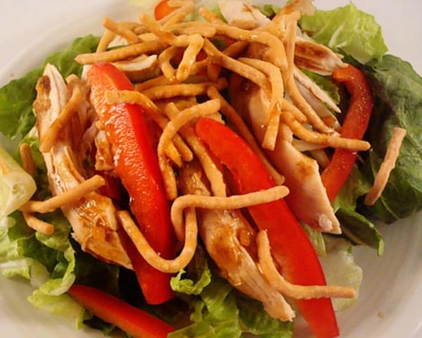 Asian Chicken Salad with Hoisin Vinaigrette