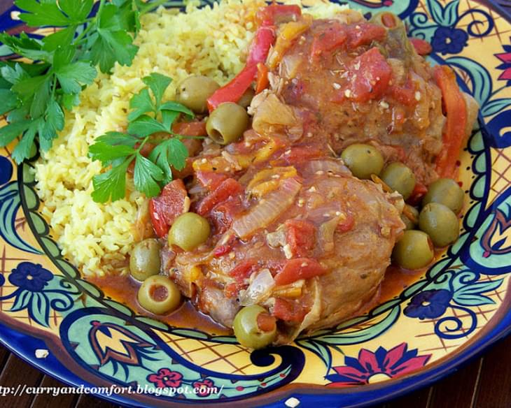 Spanish Chicken with Olives