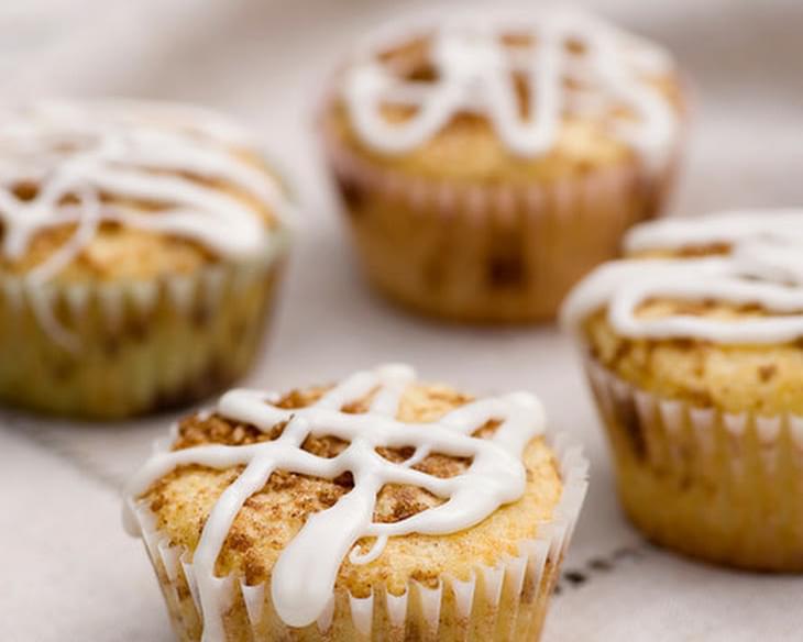 Middle Of The Cinnamon Roll Muffins