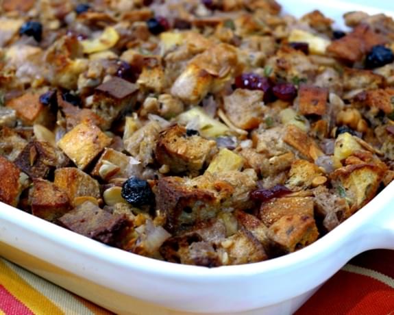 Rustic-Multigrain Stuffing with Nuts and Dried Fruit