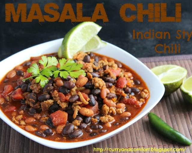 Masala Chili (Indian Spiced Chili)