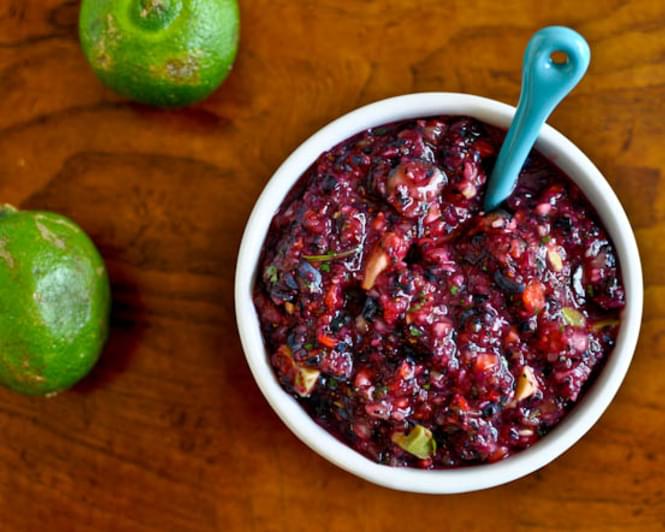 Blueberry Lime Salsa