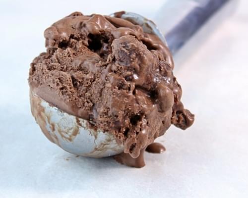 Chocolate Fudge Brownie Ice Cream for #SundaySupper