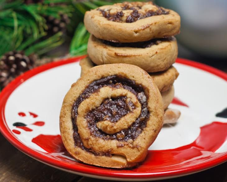 Date Nut Pinwheel Cookies