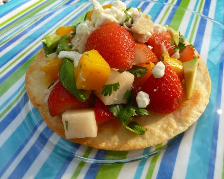Strawberry TostadaAdapted from the California Strawberry Commission