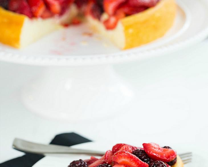 Ricotta Cake with Fresh Berries