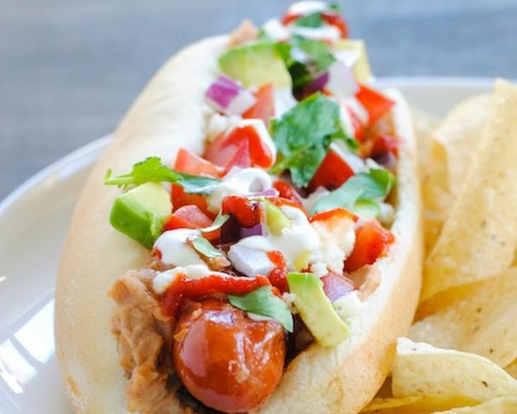 Bacon-Wrapped Sonoran Hot Dogs