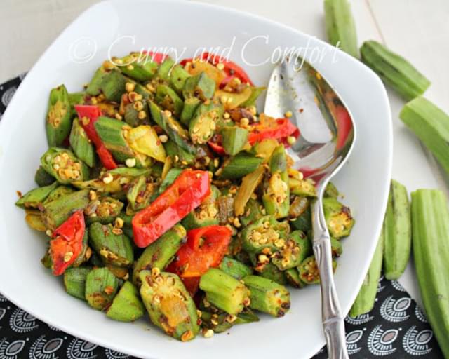 Spicy Curried Okra (Throwback Thursday)