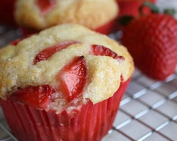 Strawberries & Cream Muffins