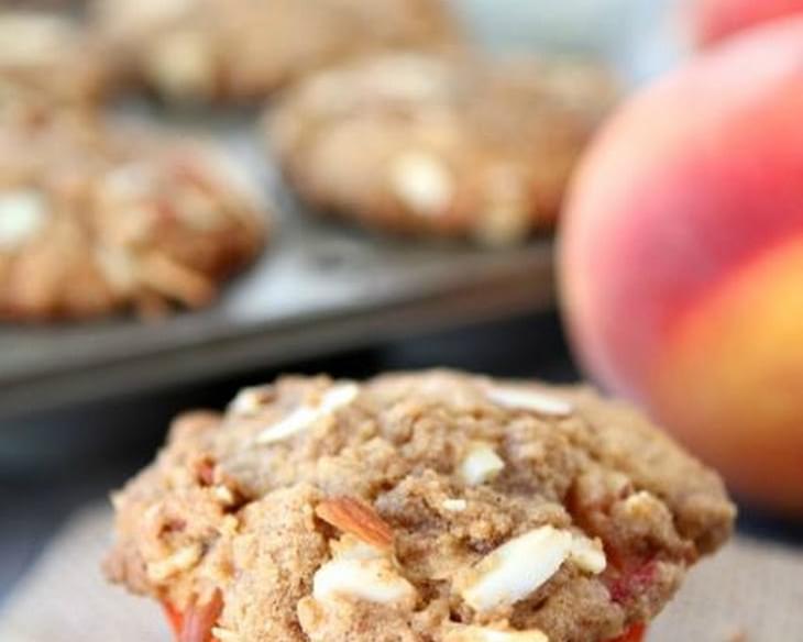 Peach Almond Muffins