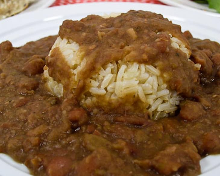 Real Louisiana Red Beans and Rice (Sans Animaux)