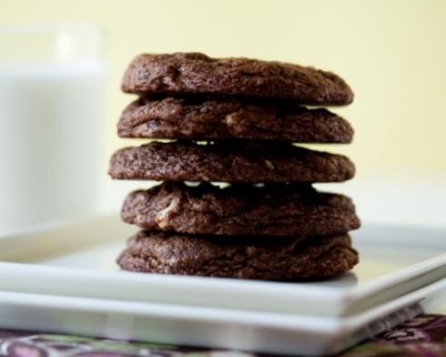 Chewy Chocolate Almond Cookies