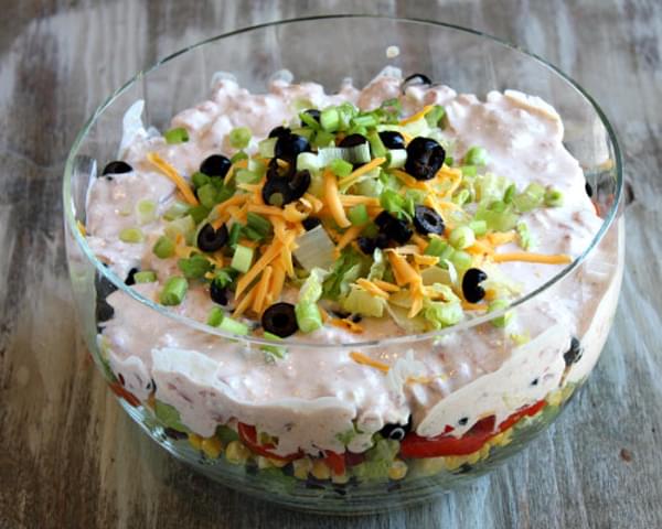 Tex Mex Layered Salad