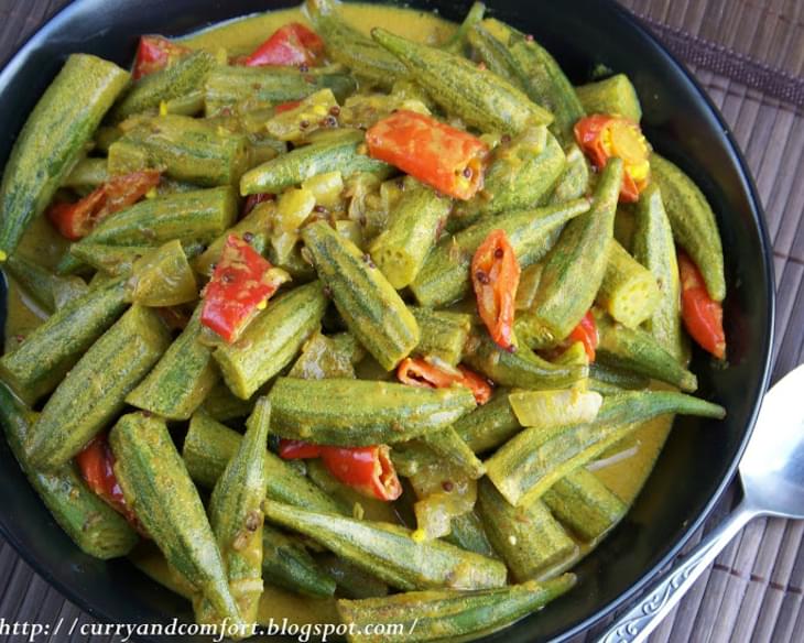 Okra Curry with Coconut Milk