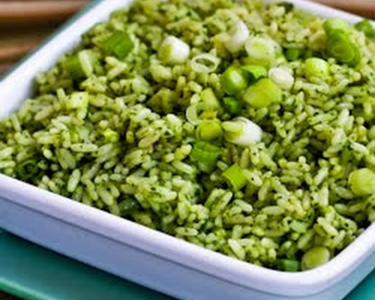 Ginger-Cilantro Rice with Green Onion and Sesame