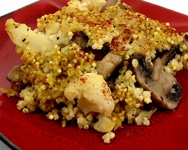 Cauliflower and Mushroom Marranca