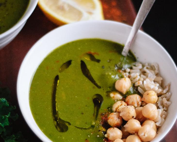 Redeeming Green Soup with Lemon and Cayenne