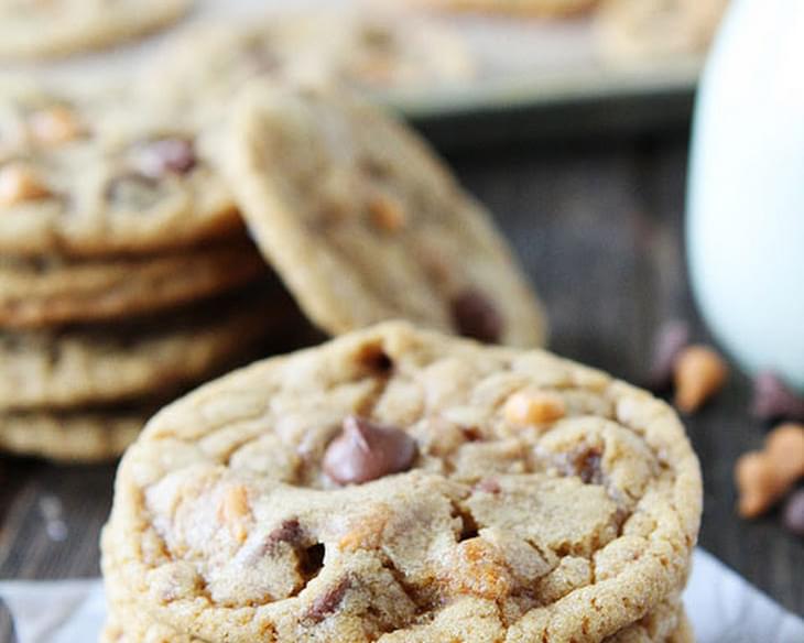Butterscotch, Toffee, Chocolate Chip Cookies