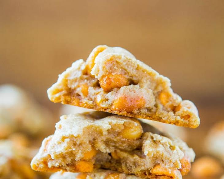 Soft and Chewy Honey Roasted Peanuts and Butterscotch Chip Cookies