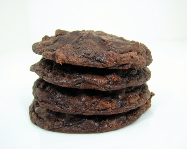 Chewy Triple Chocolate Cookies