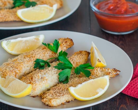 Lemony Tilapia Fish Sticks