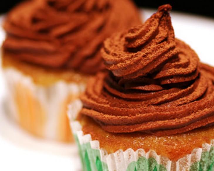 Chocolate Hazelnut Kahlua Cupcakes