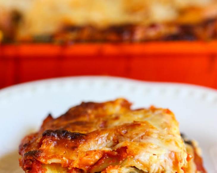 Portobello and Summer Squash Lasagna