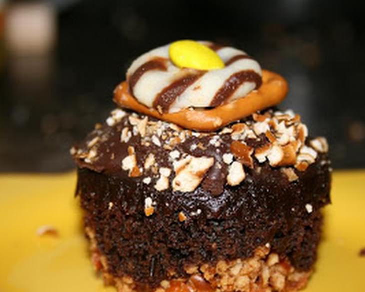 Chocolate Pretzel Cupcakes - The First Ganache