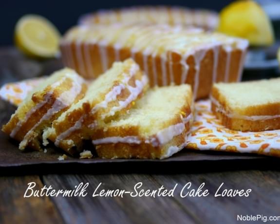Buttermilk Lemon-Scented Cake Loaves