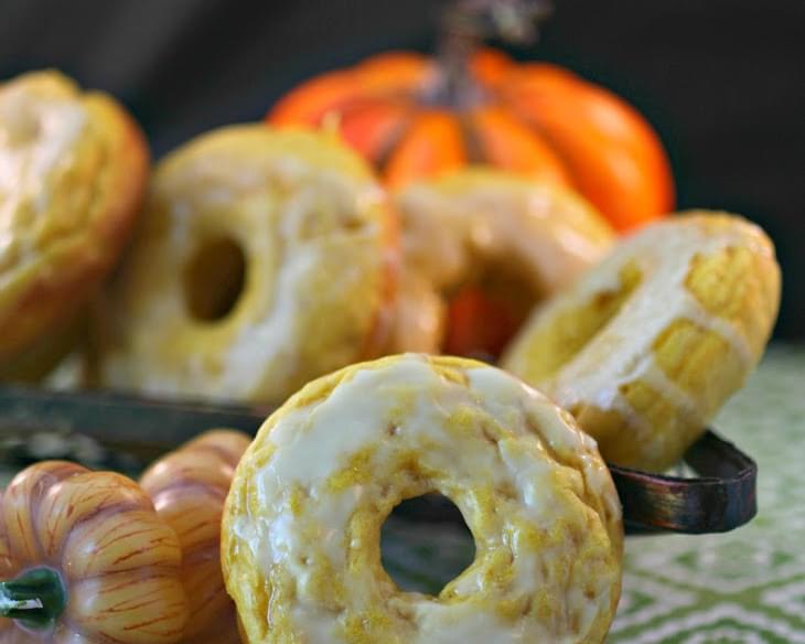 Maple Pumpkin Baked Donuts