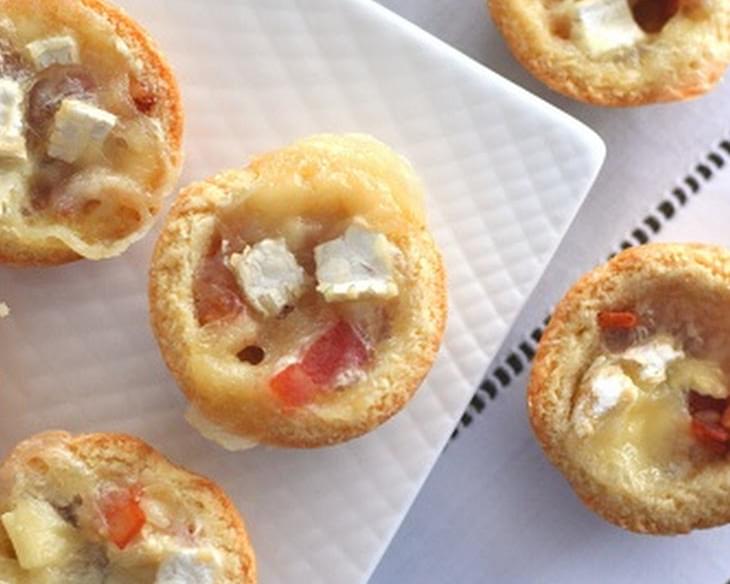 Mini Brie and Bacon Tartlets - Low Carb and Gluten-Free