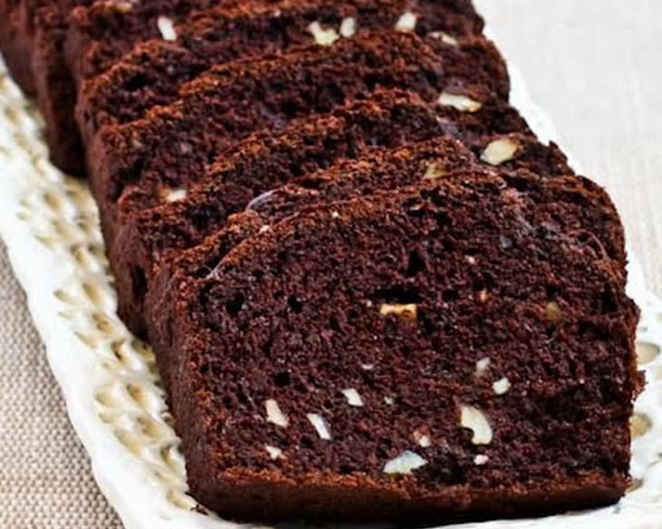 Low Sugar and Whole Wheat Chocolate Zucchini Bread