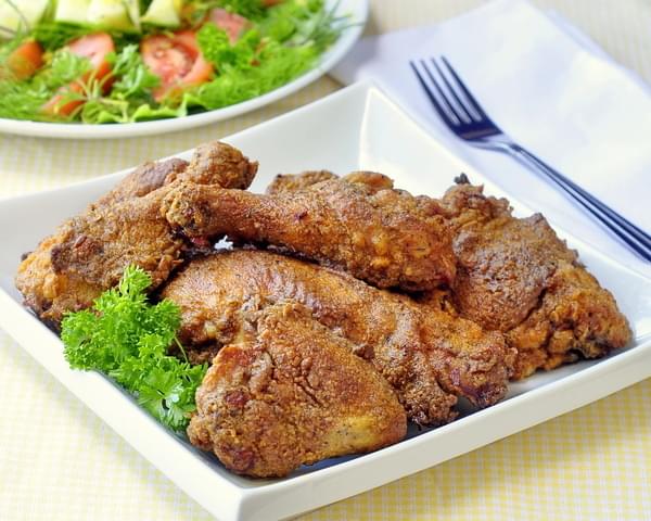 The Best Oven Fried Chicken
