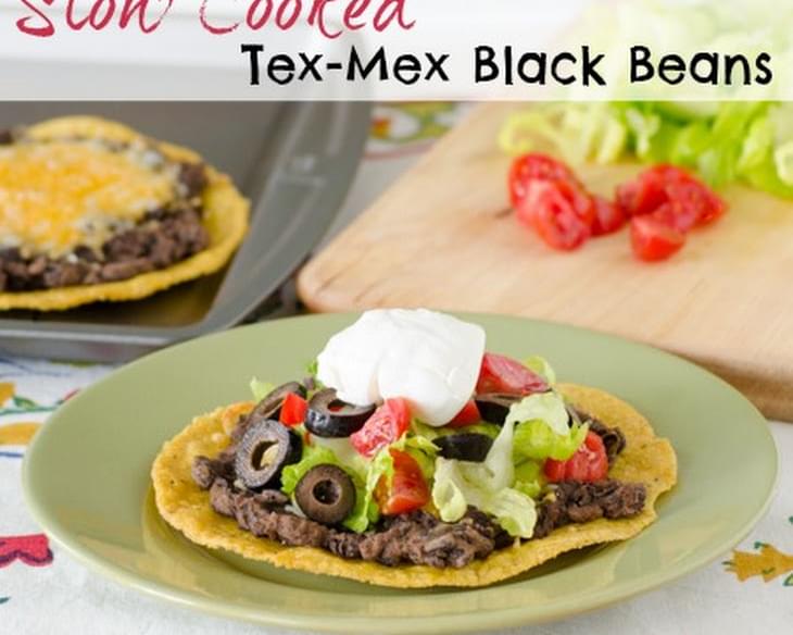 Slow Cooked Tex-Mex Black Beans